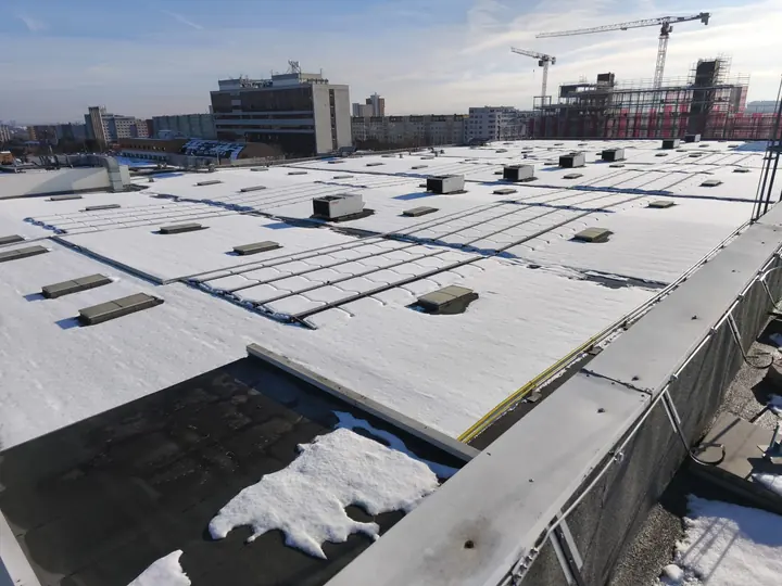 Photovoltaik-Dachanlage Stodůlky